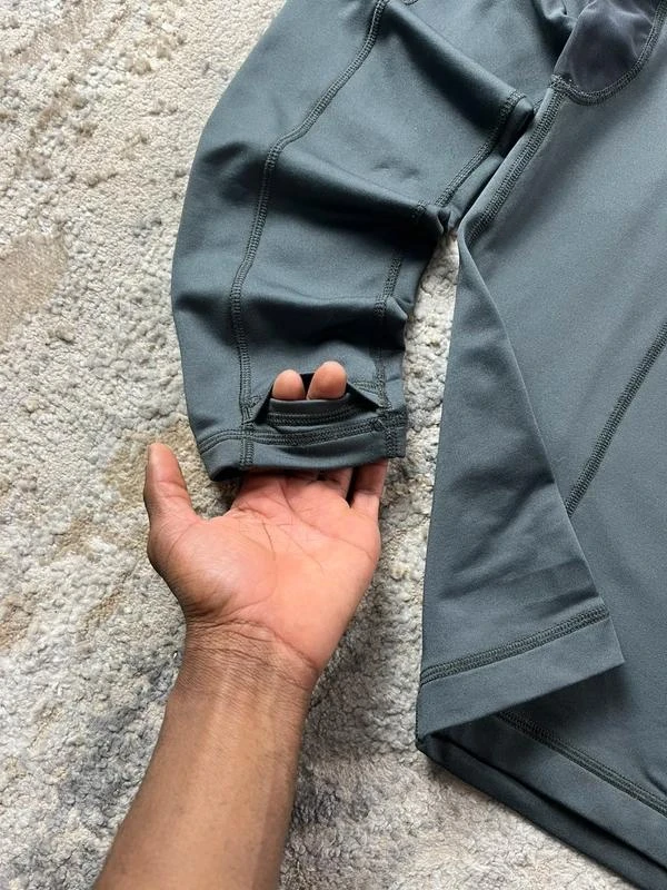 Lululemon Sudadera de Entrenamiento con Cremallera de un Cuarto, Color Gris, Talla L – photo 8